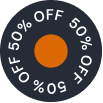50% off